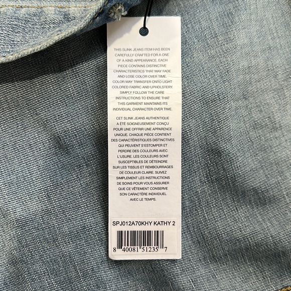 Slink Jeans Denim Coat "Love Your Body" - Picture 7 of 11